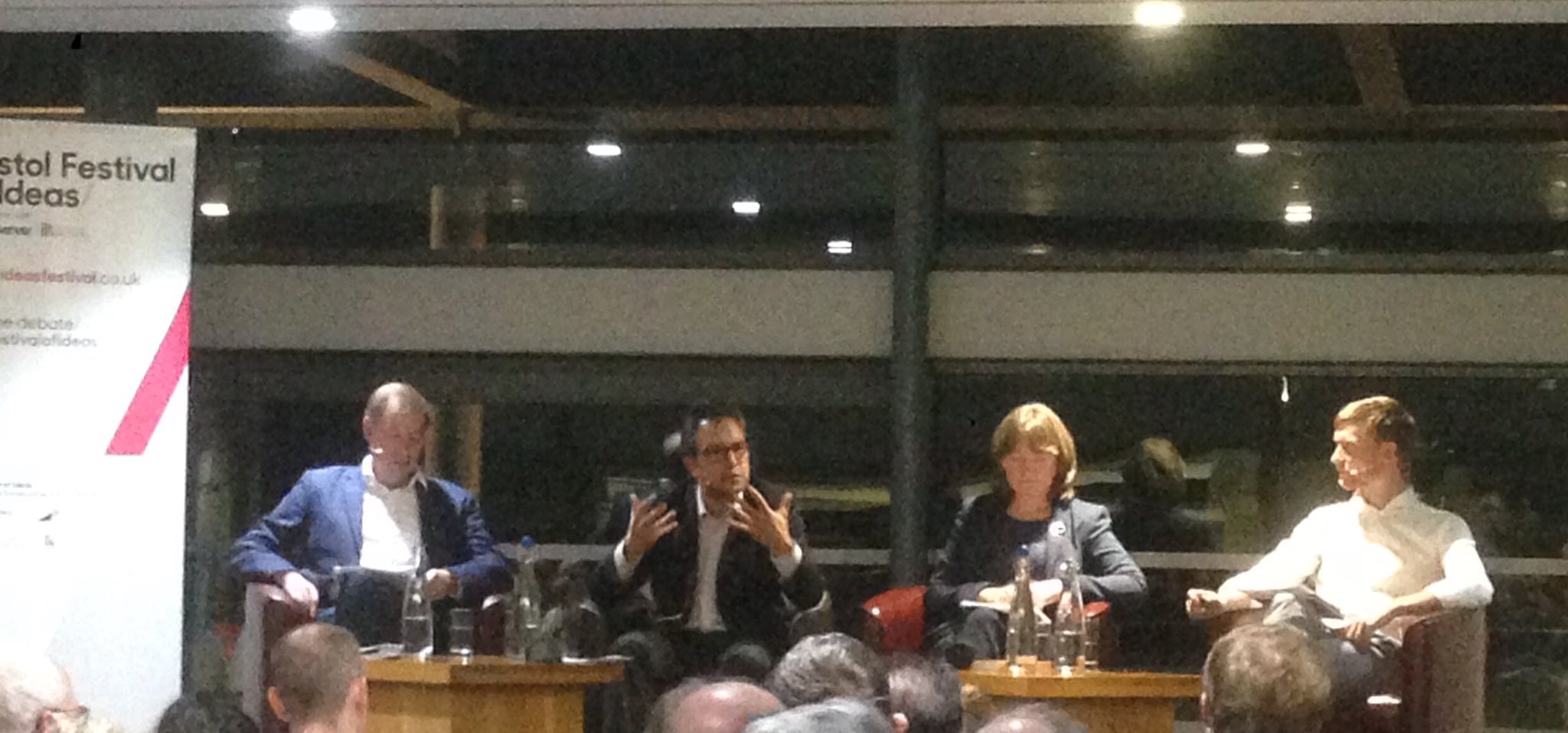 Good session at Bristol @FestivalofIdeas #economicsfest on wealth inequality with @TorstenBell, @KarenRowlingson and John Hill. https://t.co/q6yOBUhJyL